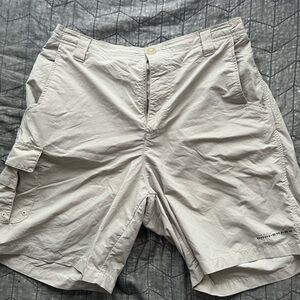 Columbia Men's Cargo Shorts - Light Gray